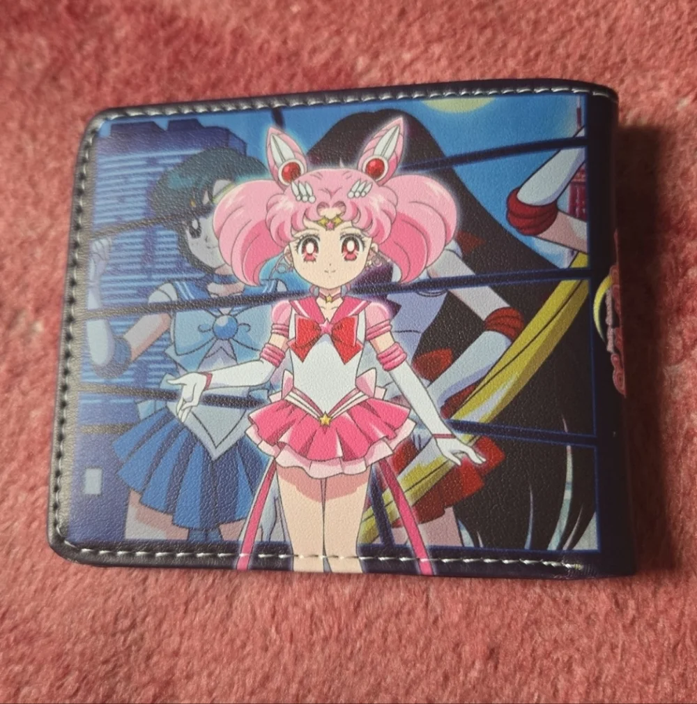 New Sailor moon anime manga leather wallet